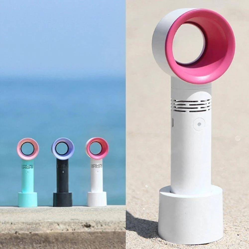 Rechargeable Portable Bladeless Fan Handheld Mini Cooler