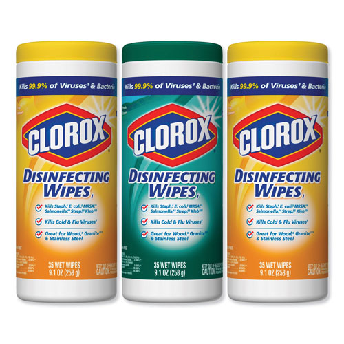 Clorox Disinfecting Wipes | 7 x 8， Fresh Scent