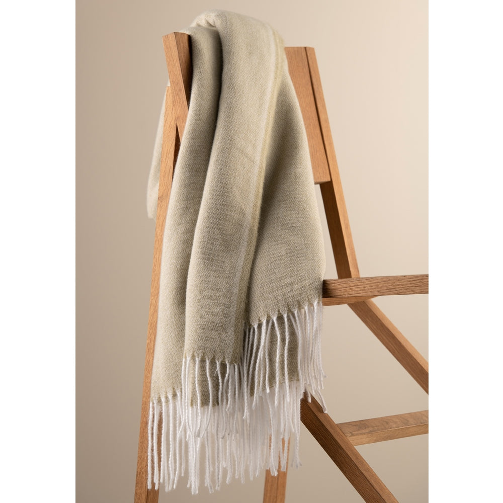 Galway Crystal Pearl Sage Throw