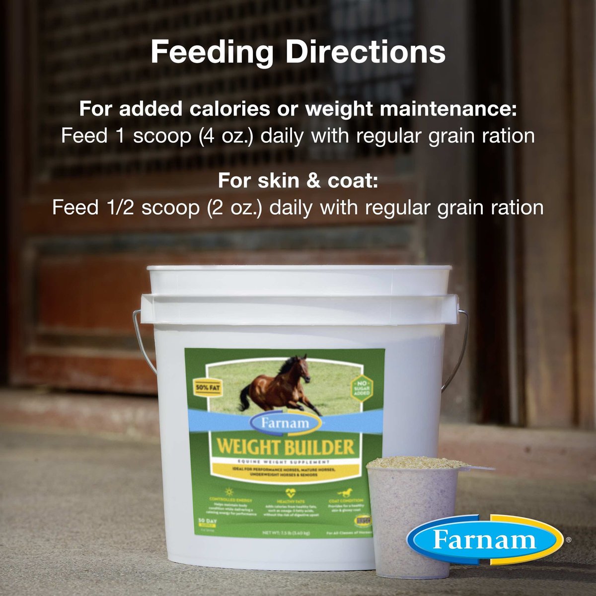 Farnam Weight Builder Powder Horse Supplement