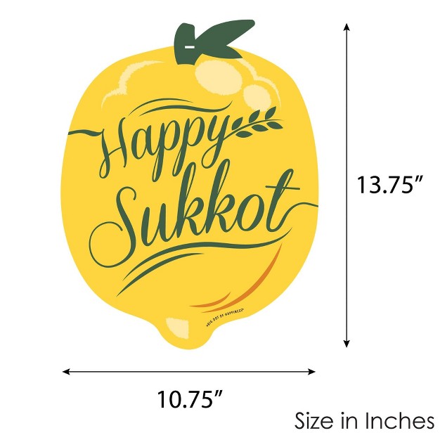 Big Dot Of Happiness Sukkot Hanging Porch Sukkah Holiday Outdoor Decorations Front Door Decor 1 Piece Sign