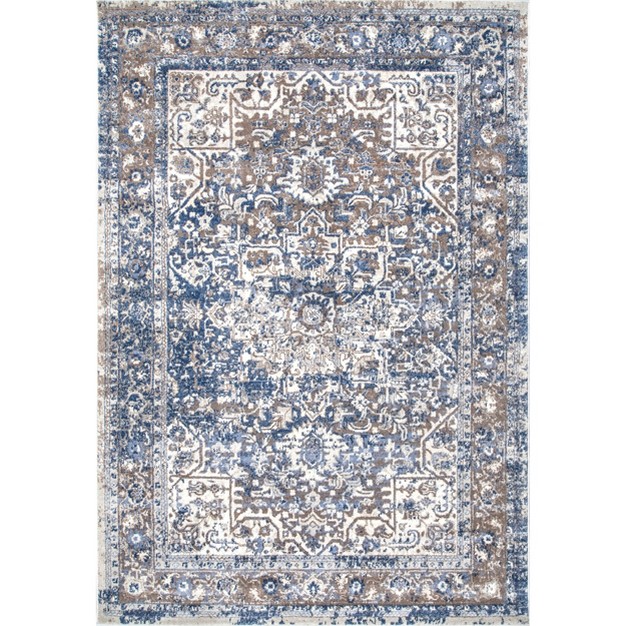 Nuloom Vintage Lilah Medallion Area Rug