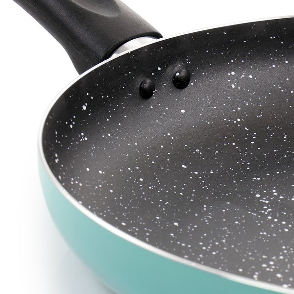 11.5 Inch Aluminum Nonstick Frying Pan in Teal