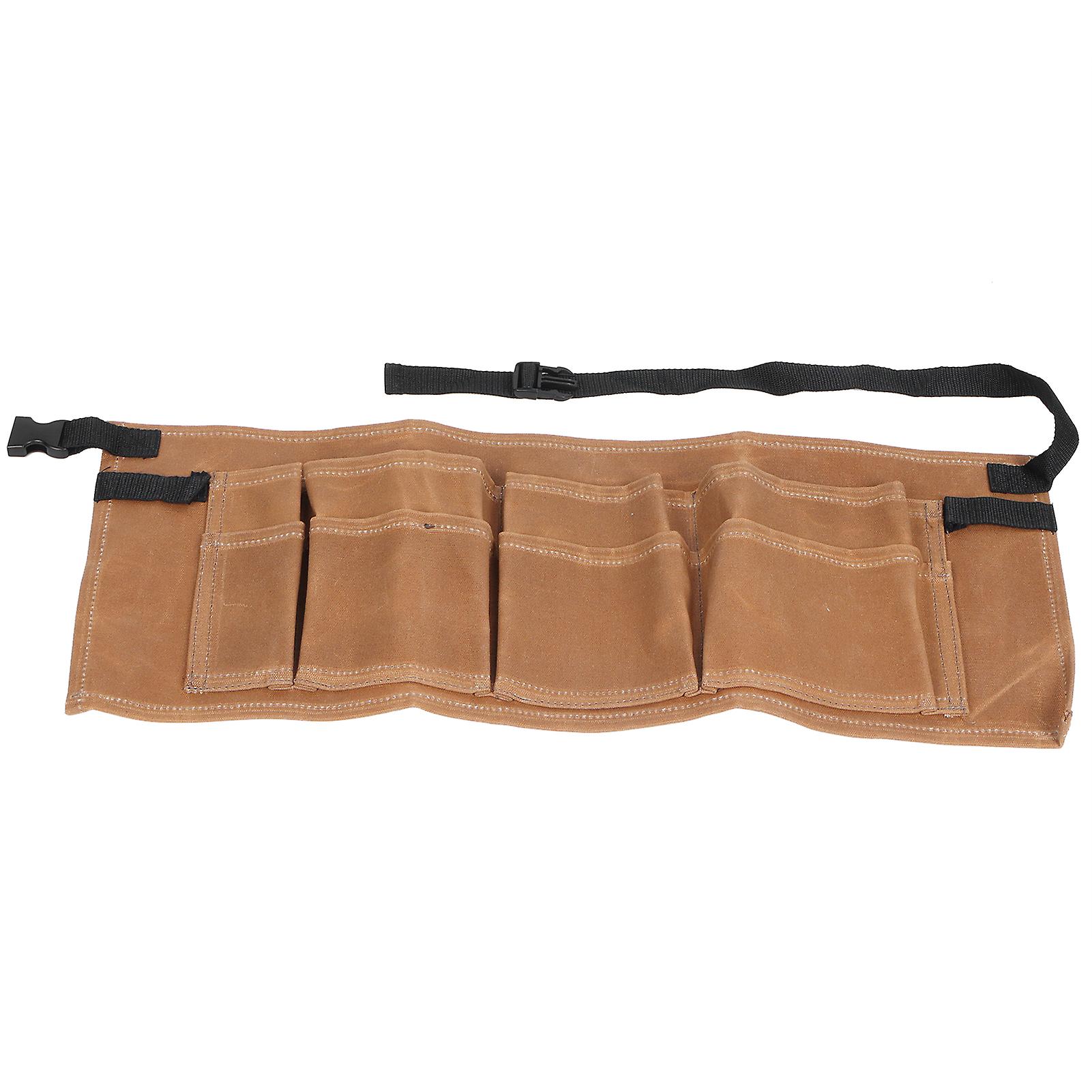 Garden Adjustable Tool Bag Multipocket Woodworking Tool Belt For Garden Outdoormud Color