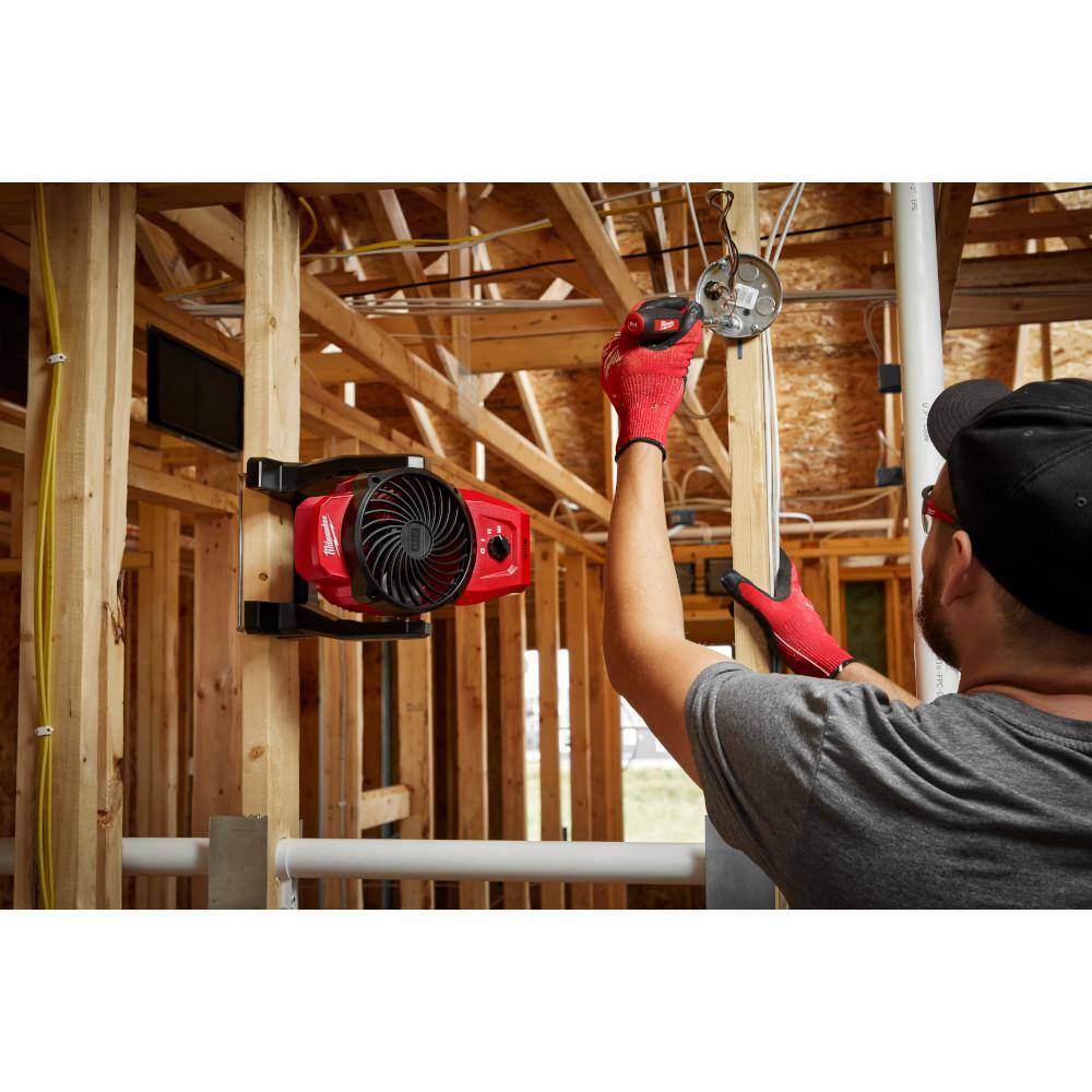 Milwaukee 0820-20 M12 12-Volt Lithium-Ion Cordless Jobsite Fan (Tool-Only)