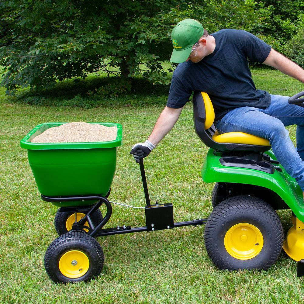 John Deere 175 lb. 3.5 cu. ft. Tow-Behind Broadcast Spreader LPBS36JD