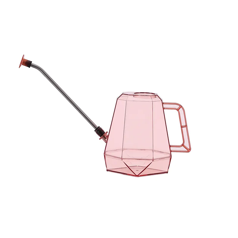 1L AS material watering can with long spout garden watering tools with handle household watering pot