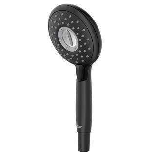 American Standard Spectra 4-Spray Patterns with 1.8 GPM 5 in. Wall Mount Handheld Shower Head in Matte Black 9038154.243