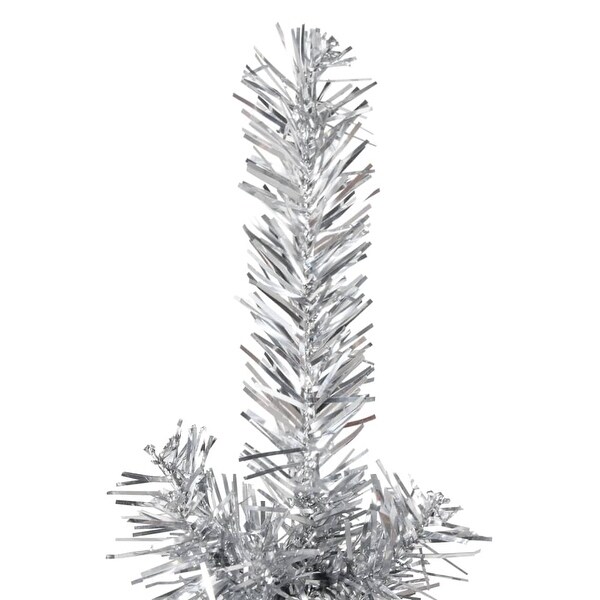 vidaXL Christmas Tree Decoration Slim Artificial Half Xmas Tree with Stand