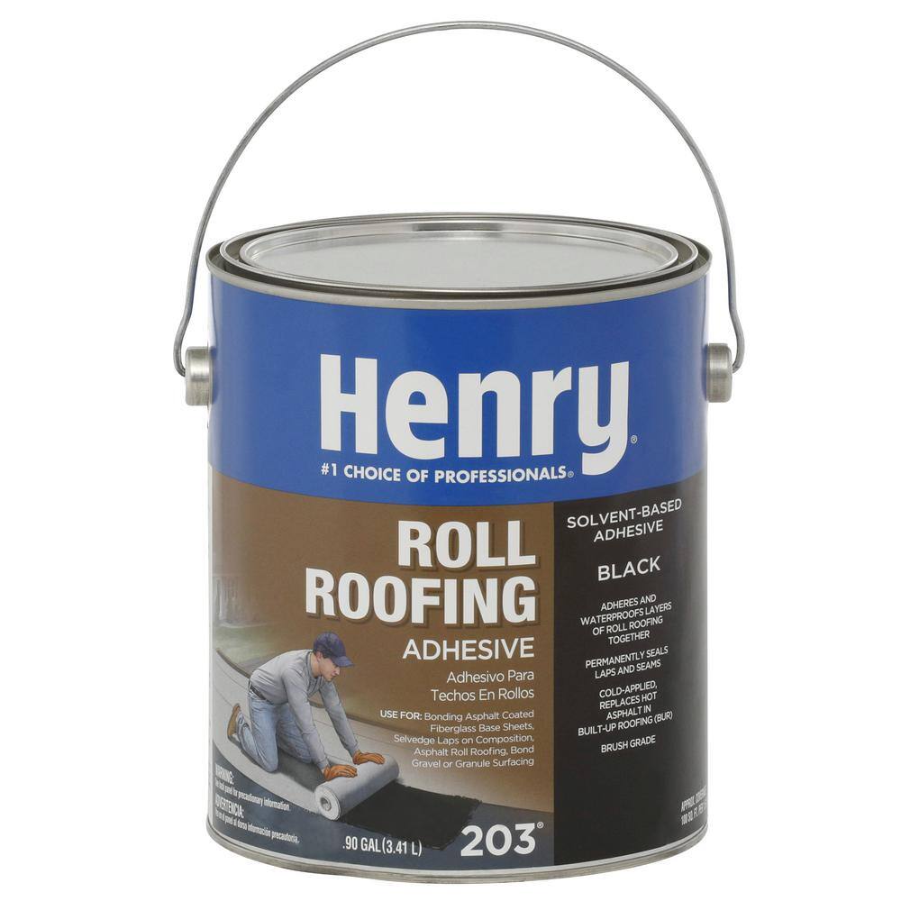 Henry 203 Black Roll Roofing Adhesive 0.90 gal. HE203142