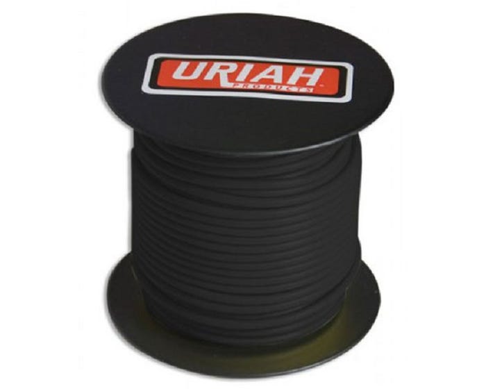 Uriah Wire 18 Awg Stranded 100 Black -UA521870