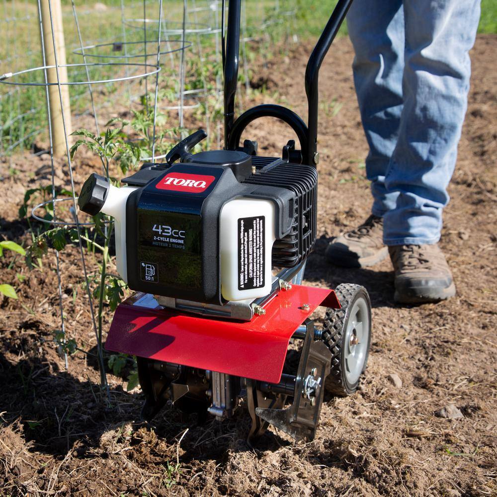 Toro 10 in. Tilling Width 43 cc 2-Cycle Gas Engine Cultivator 58601