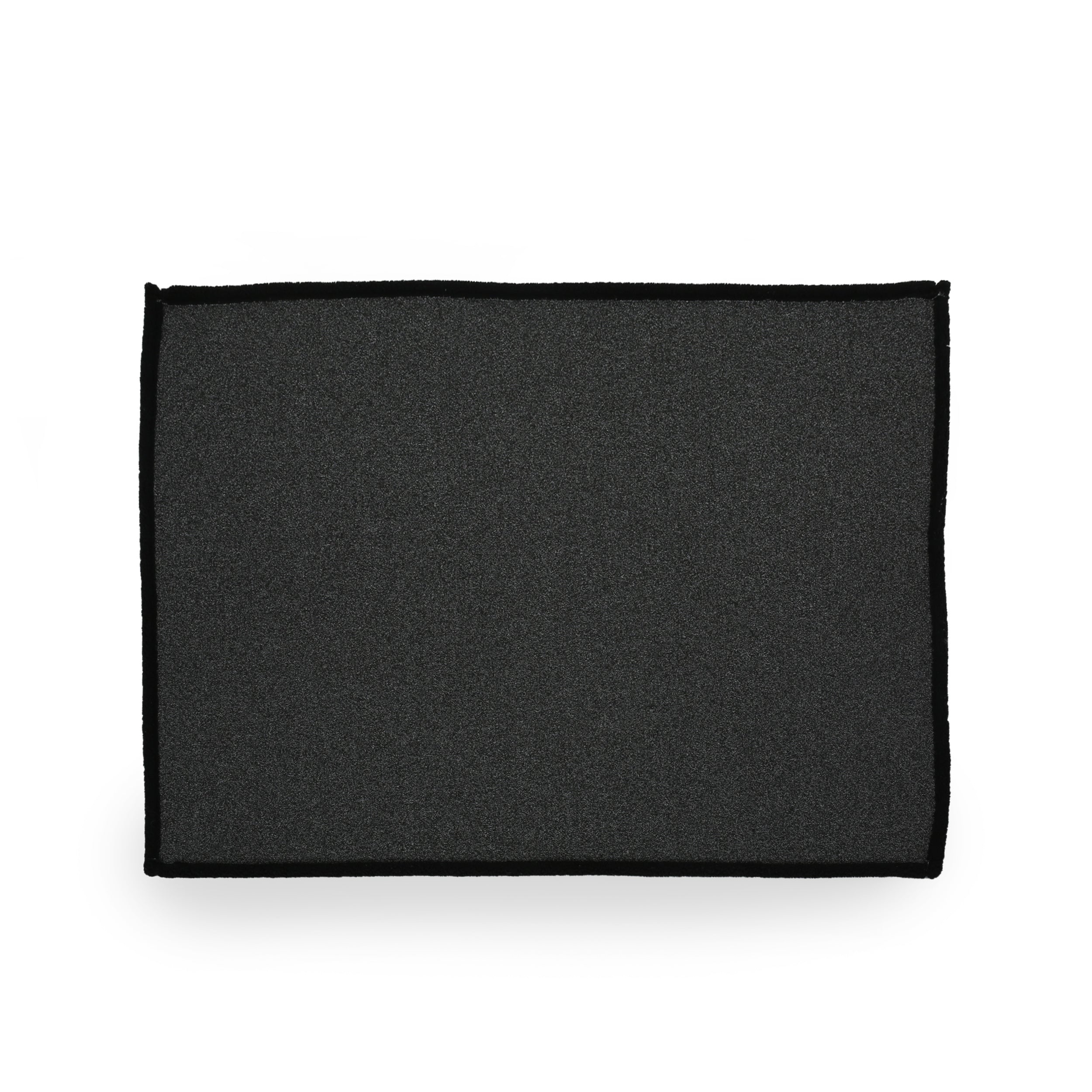 Fern Modern Yarn Throw Blanket, Black