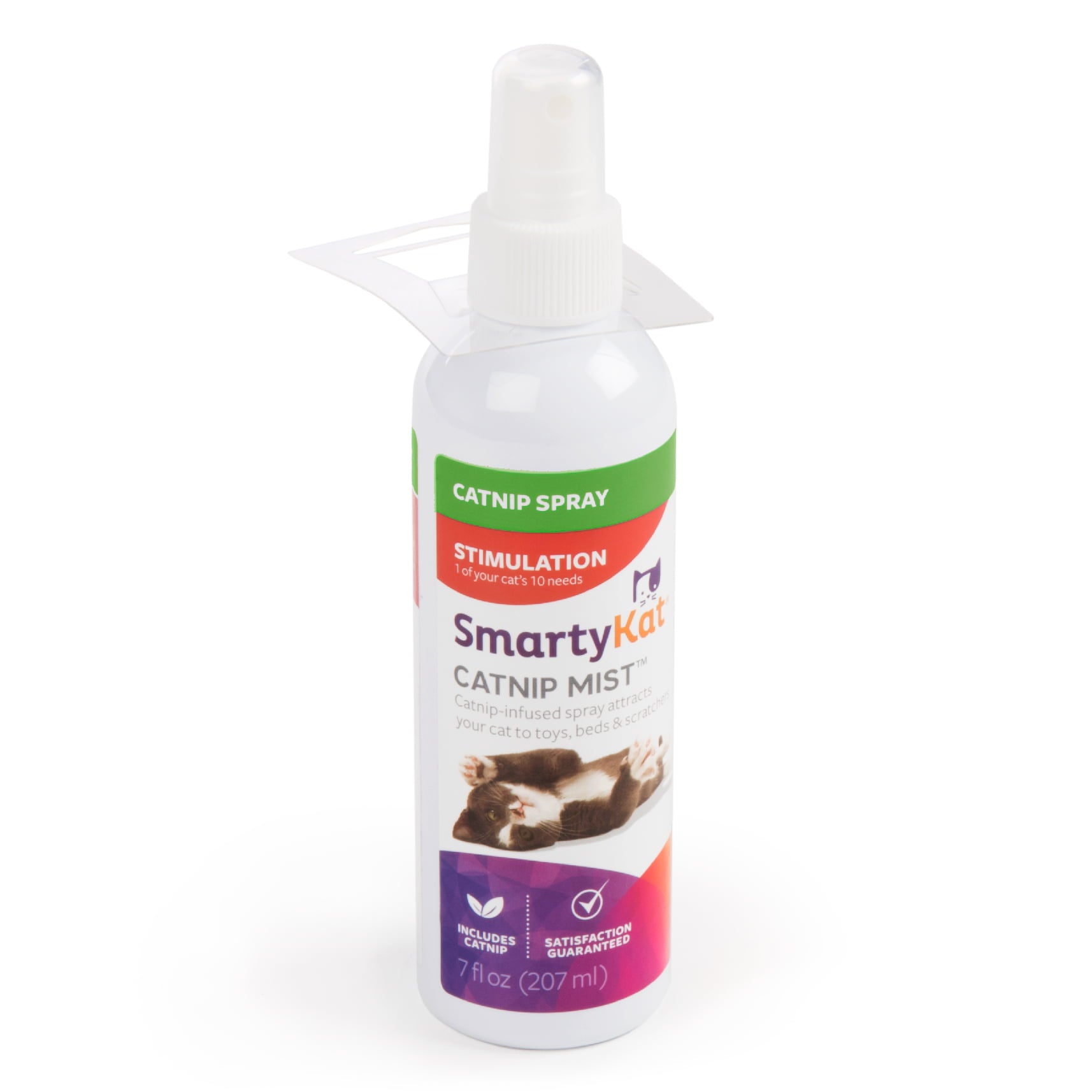 SmartyKat Catnip Mist Pure and Potent Catnip-Infused Liquid Catnip Spray For Cats， 7 oz