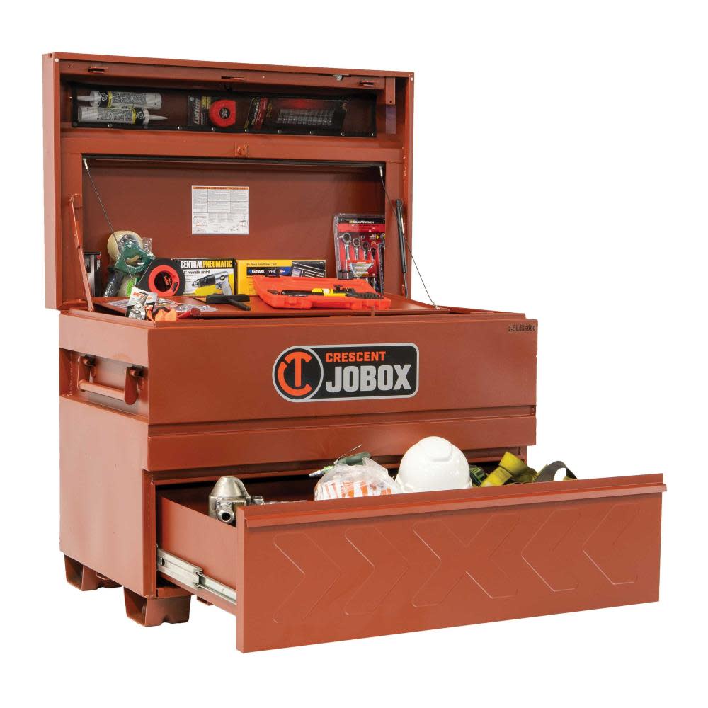 Crescent JOBOX 48 Site-Vault™ Heavy Duty Chests with Drawer and Lid Storage ;