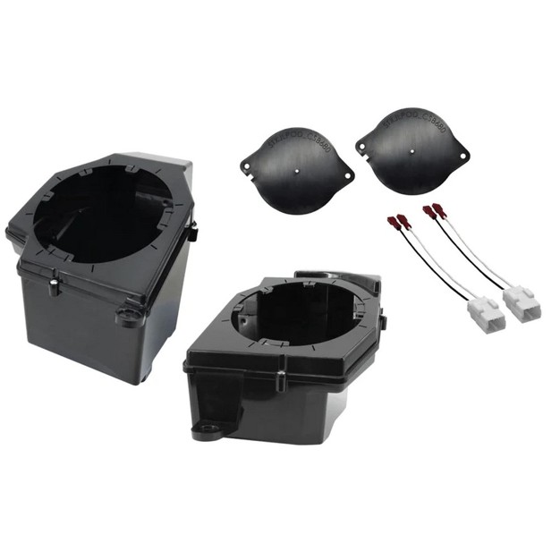 Stinger Stxjlpod Wrangler Jl And Gladiator Jt Front 6 5 Speaker Pods With Tweeter Adapter