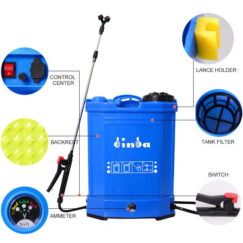 Binda Portable Electric Sprayer 16l Battery Backpack Agriculture Electric Sprayer Knapsack Sprayer