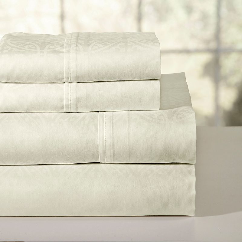 Pointehaven 300-Thread Count Printed Sheet Set