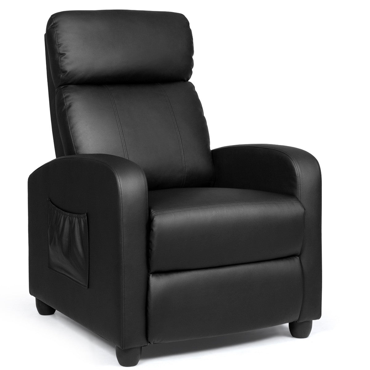 Giantex Recliner Chair for Living Room, Recliner Sofa Wingback Chair w/Massage Function