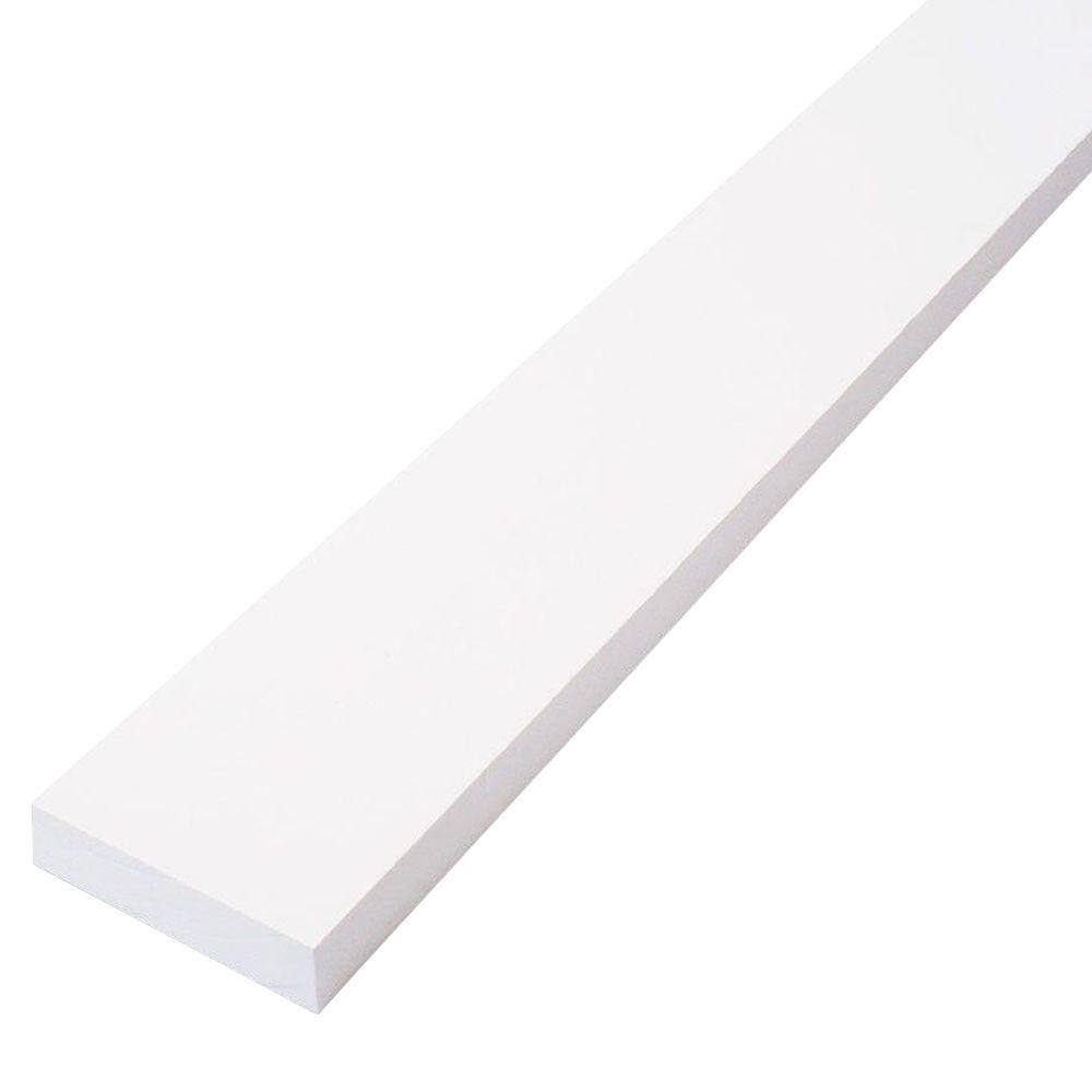 Trim Board Primed Pine Finger-Joint (Common: 1 in. x 3 in. x 8 ft. Actual: .719 in. x 2.5 in. x 96 in.) 424600