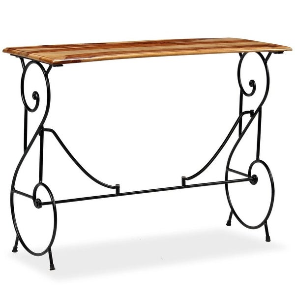 Exquisite Style Console Table Solid Sheesham Wood - 39.4