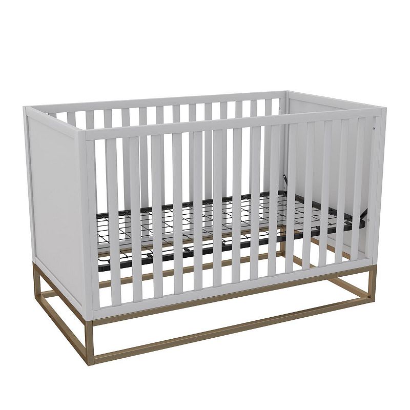 Little Seeds Haven 3-in-1 Metal Base Crib