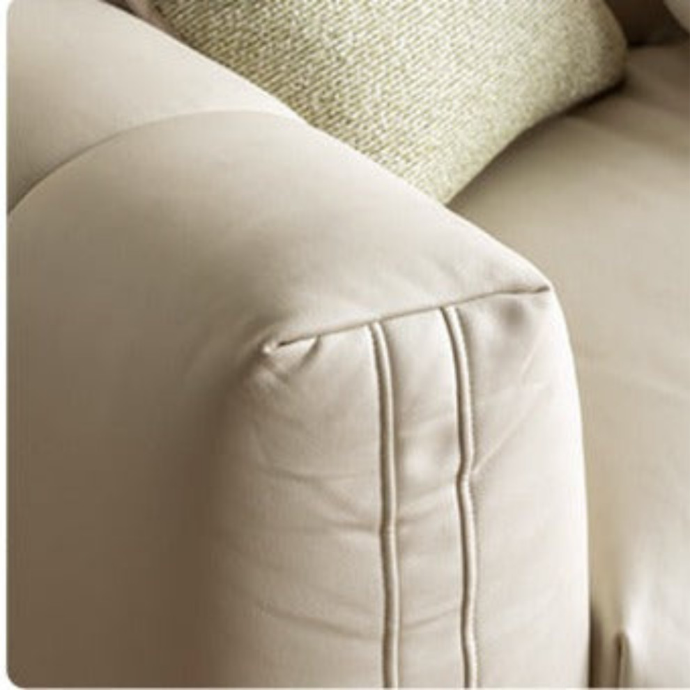 Technology Cloth Sofa Cream Style   Transitional   Sofas   by GVAwood  Houzz