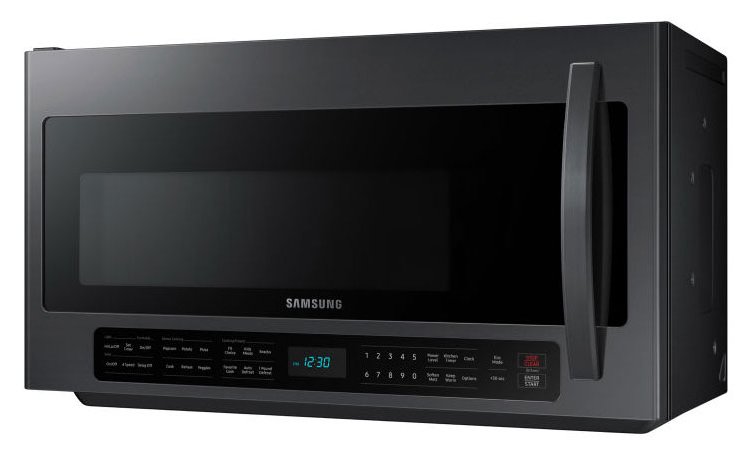  2.1 Cu. Ft. Fingerprint Resistant Black Stainless Steel Over The Range Microwave With Sensor Cooking