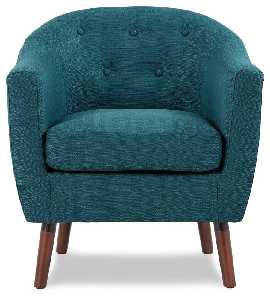 Baylor Accent Chair   Midcentury   Armchairs And Accent Chairs   by Lexicon Home  Houzz