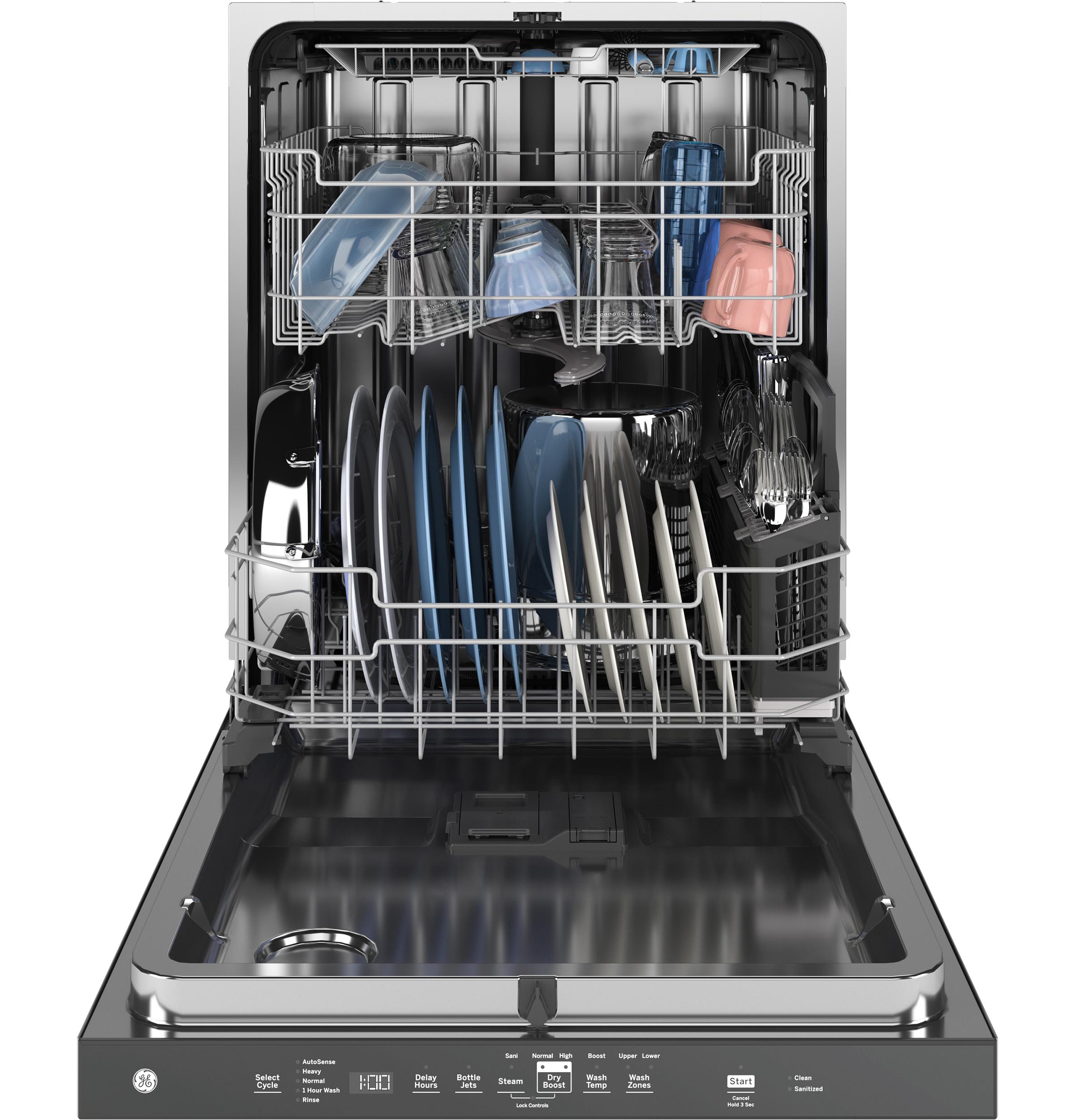 Ge Appliances GDP670SGVBB Ge® Top Control With Stainless Steel Interior Dishwasher With Sanitize Cycle