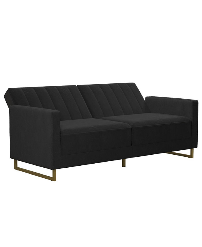 Novogratz Collection Novogratz Skylar Coil Futon Modern Sofa Bed and Couch