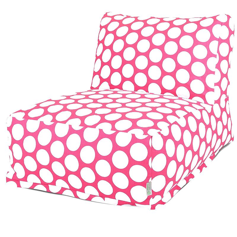 Majestic Home Goods Polka-Dot Beanbag Chair Lounger