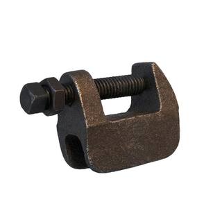 The Plumber's Choice Wide Mouth Beam Clamp for 12 in. Threaded Rod in Uncoated Steel 12CLBWB