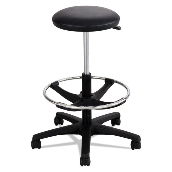 Safco Extended-Height Lab Stool， Backless， Supports Up to 250 lb， 22