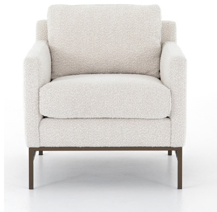 Vanna chair knoll natural   Transitional   Armchairs And Accent Chairs   by AFB Decor  Houzz