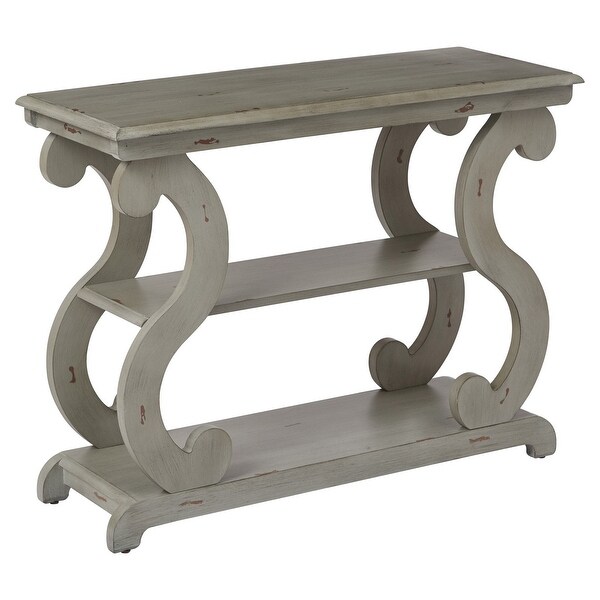 Ashland Console Table in Antique Grey Finish