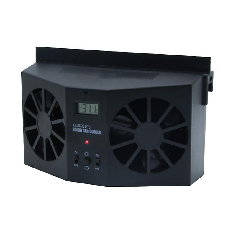 Solar Powered Car Exhaust Fan Car Ventilator Cools Down And Eliminates Peculiar Smell Window Mounting For Most Cars Fan