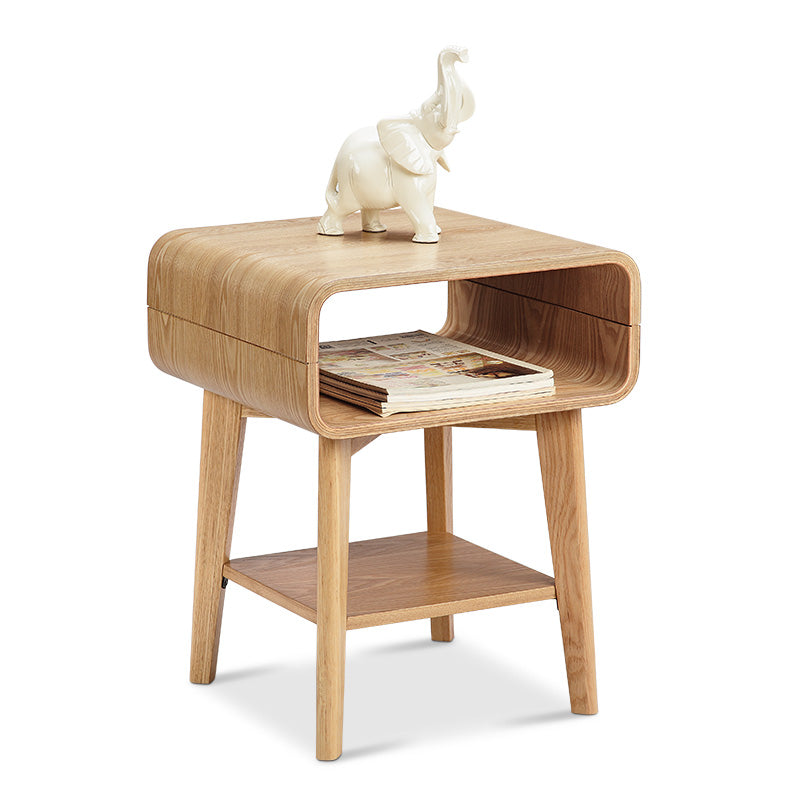 KAIA Bedside Side Table - Ash Veneer