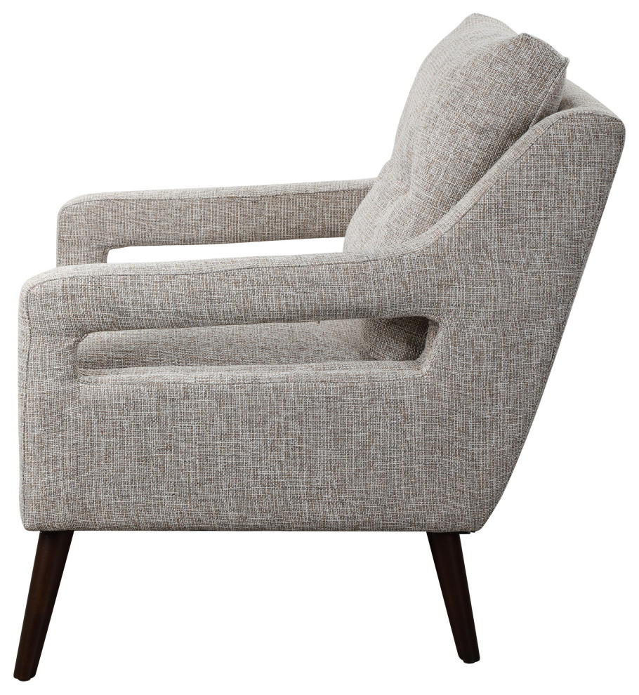 O  x27Brien Armchair  Stone   Midcentury   Armchairs And Accent Chairs   by HedgeApple  Houzz