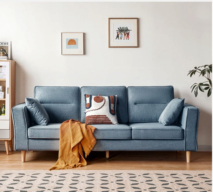 Fabric Sofa Simple Modern   Midcentury   Sofas   by GVAwood  Houzz