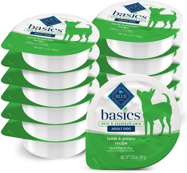 Blue Buffalo Basics Skin and Stomach Care Grain-Free Lamb and Potato Small Breed Adult Wet Dog Food