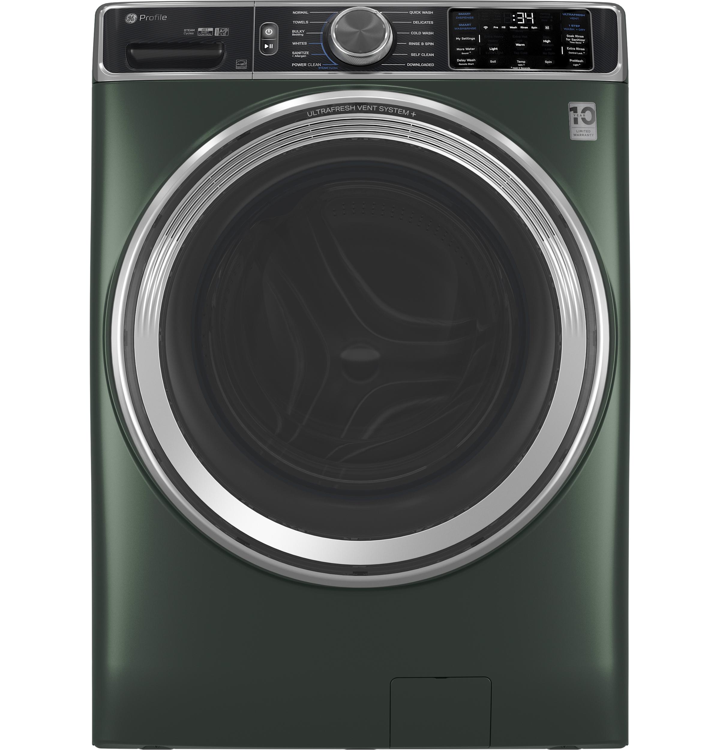 Ge Appliances PFW955SPWGN Ge Profile™ 5.5 Cu. Ft. Capacity Smart Front Load Energy Star® Steam Washer With Ultrafresh Vent System+ And Smart Wash & Smart Rinse