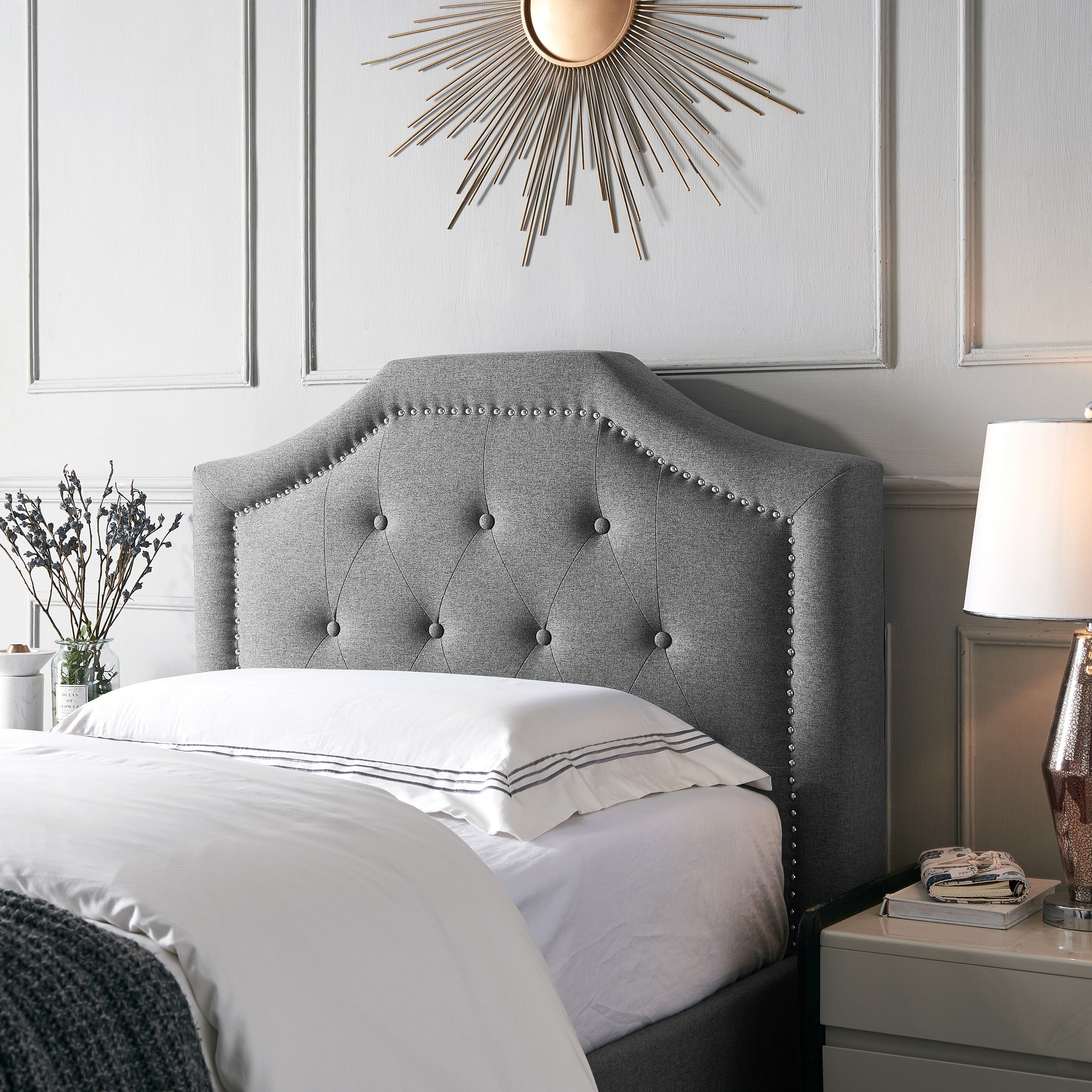 Renee Contemporary Upholstered Headboard