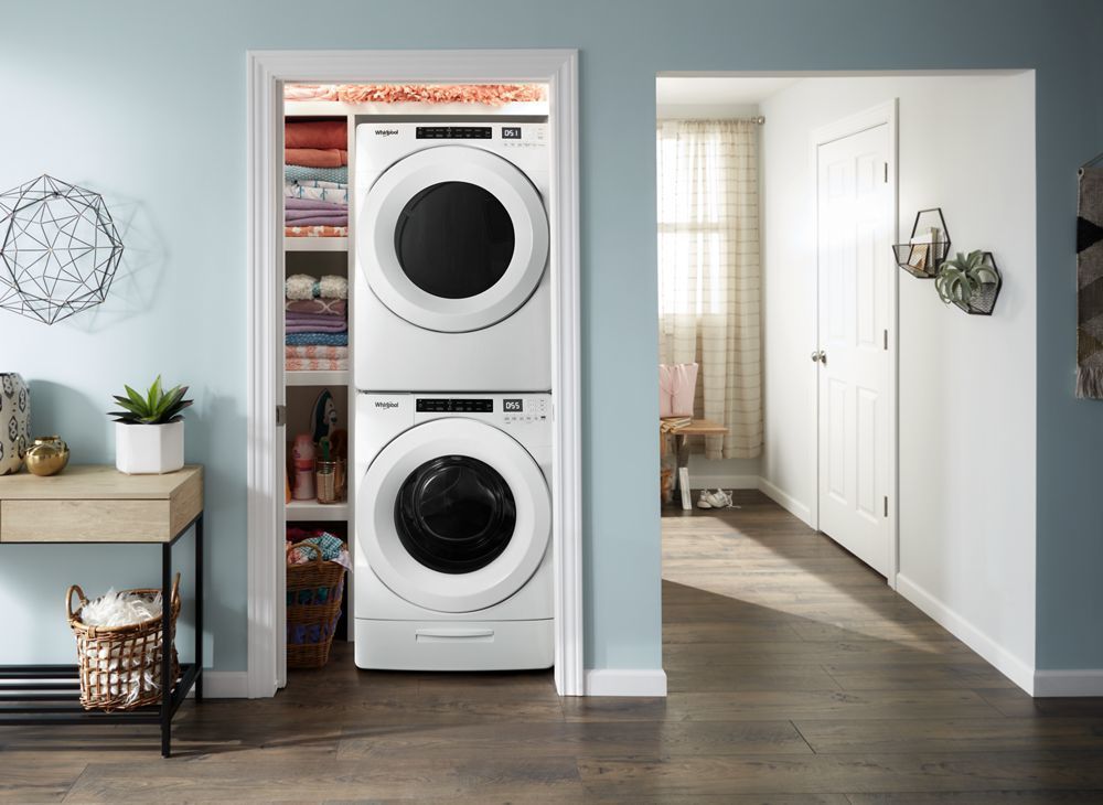 Whirlpool WFW5620HW 4.5 Cu. Ft. Closet-Depth Front Load Washer With Load & Go Dispenser