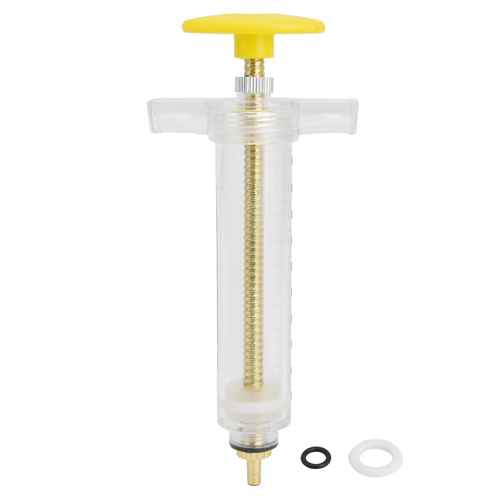 Veterinary  Syringe Livestock Farm Manual Injector for Pig Cattle Sheep Dog Cat20ml 13.5cm / 5.3in