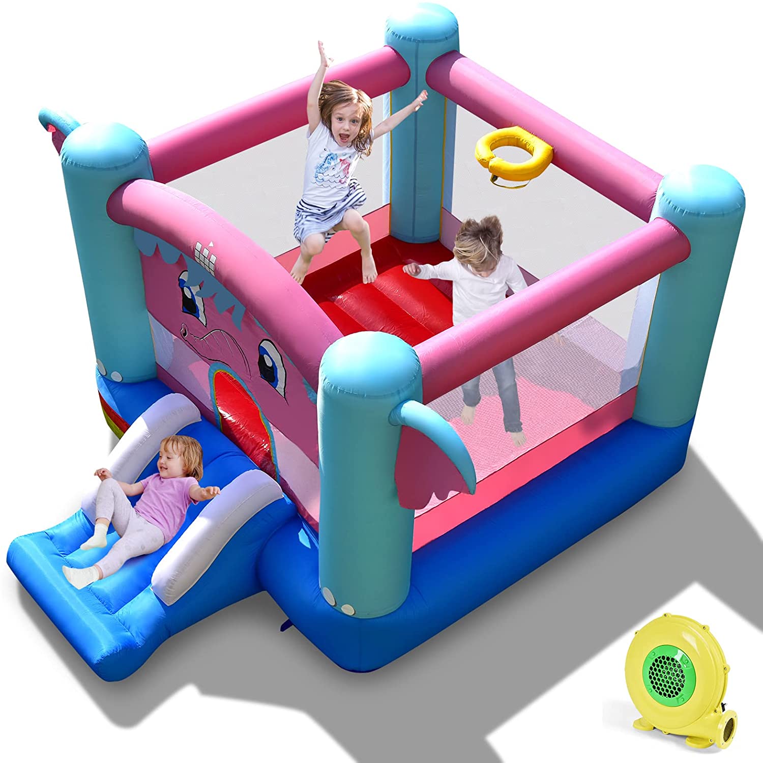 Inflatable Bounce House, 3-in-1 Bouncy House for Kids