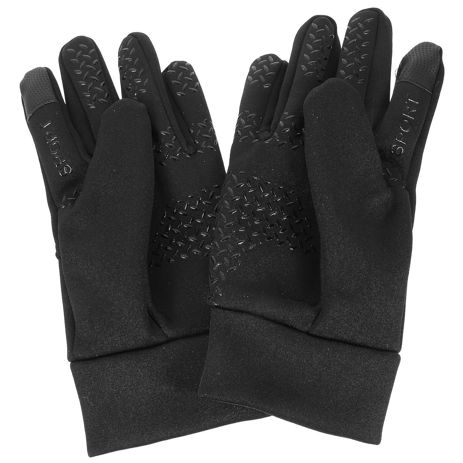 1 Pair Riding Glove Cycling Gloves Full Finger Outdoor Gloves Gloves With Screen Touch Support