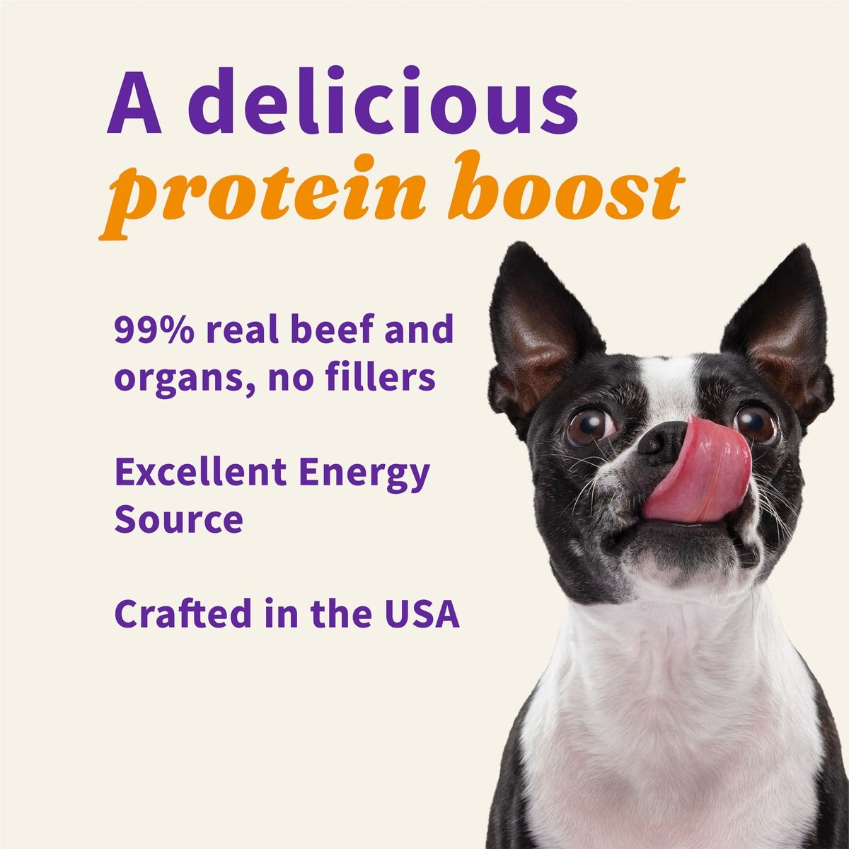 Halo Beef Protein Recipe Freeze-Dried Raw Dog Food Topper