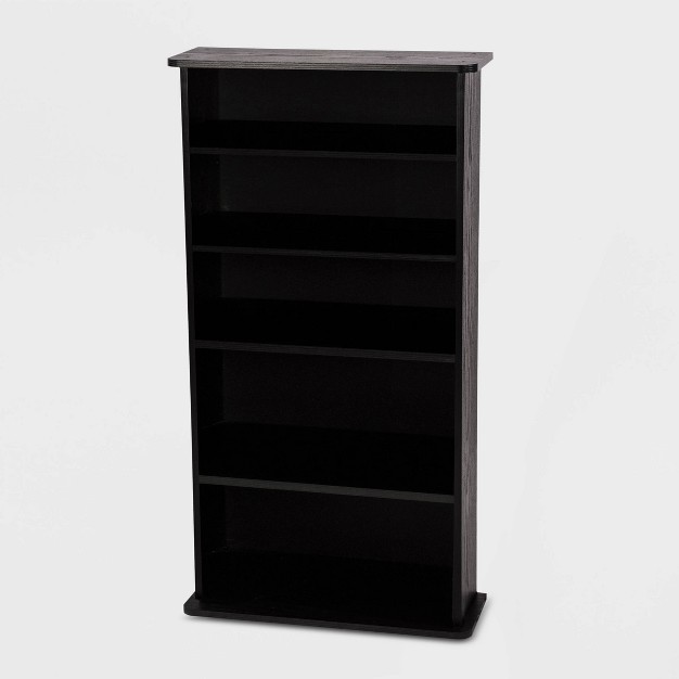 Drawbridge Multimedia Storage Rack Black Atlantic