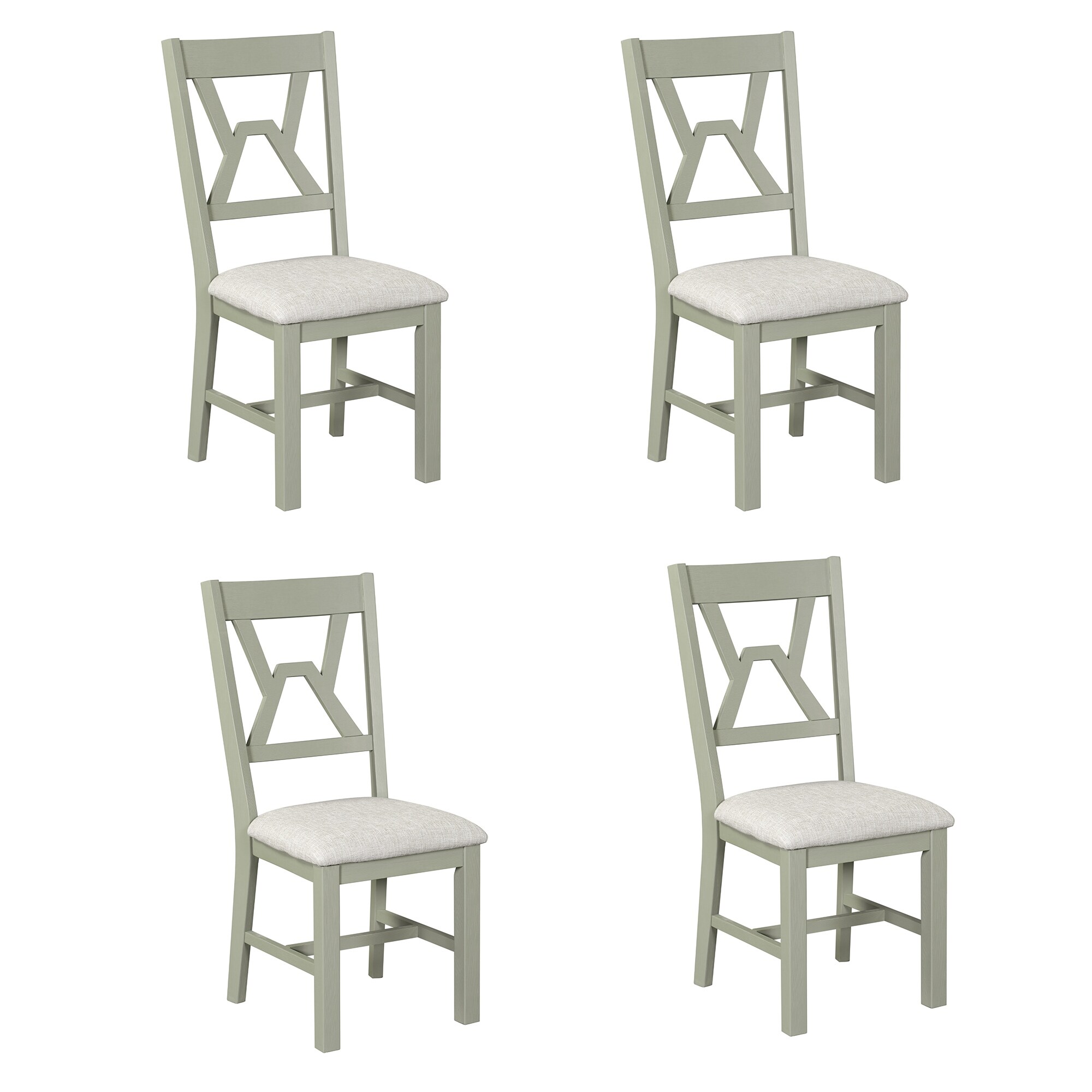 Upholstered Chairs for Small Places Set of 4